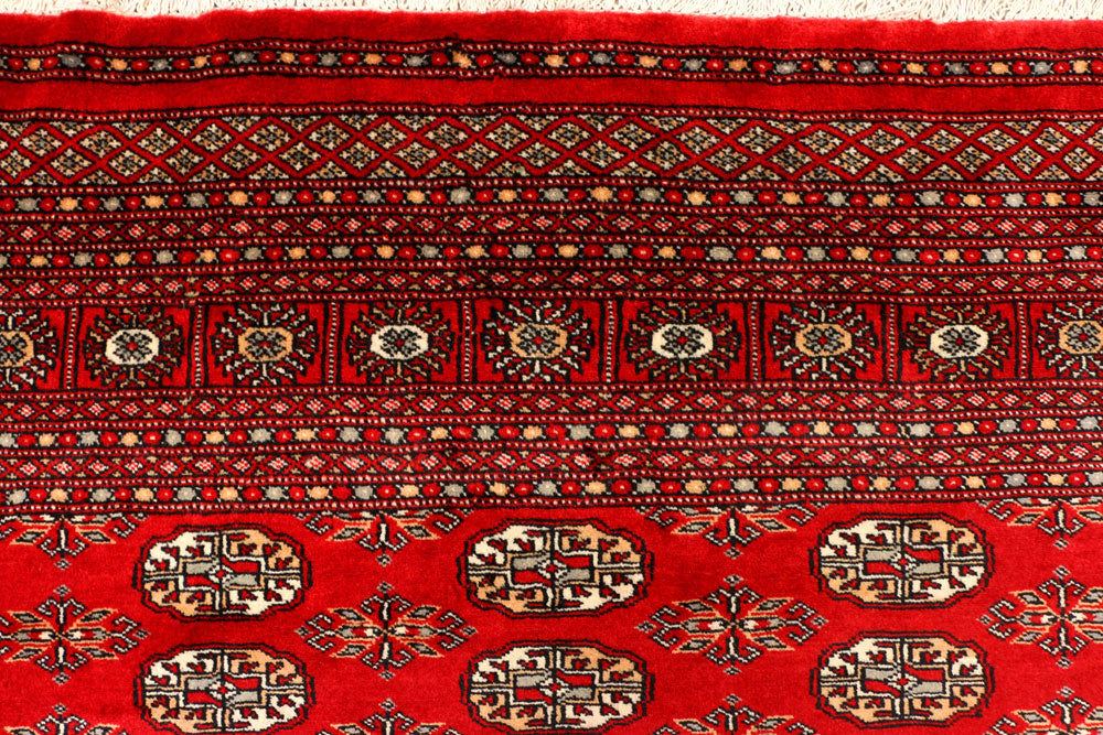 Firebrick Bokhara 9' 2 x 12' 2 - No. 37244 - ALRUG Rug Store