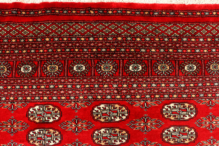 Firebrick Bokhara 9' 2 x 12' 2 - No. 37244 - ALRUG Rug Store