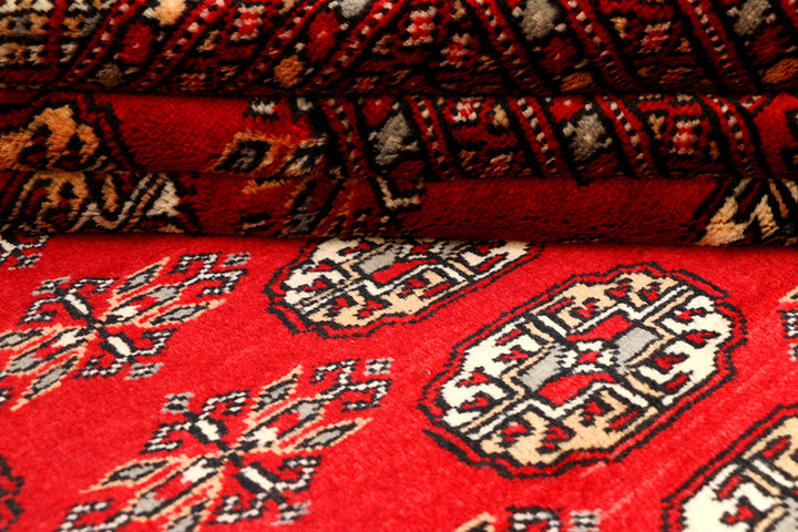 Firebrick Bokhara 9' 2 x 12' 2 - No. 37244 - ALRUG Rug Store