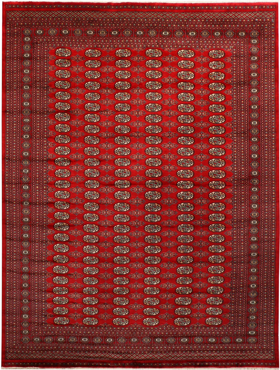 Firebrick Bokhara 9' 2 x 12' 2 - No. 37244 - ALRUG Rug Store