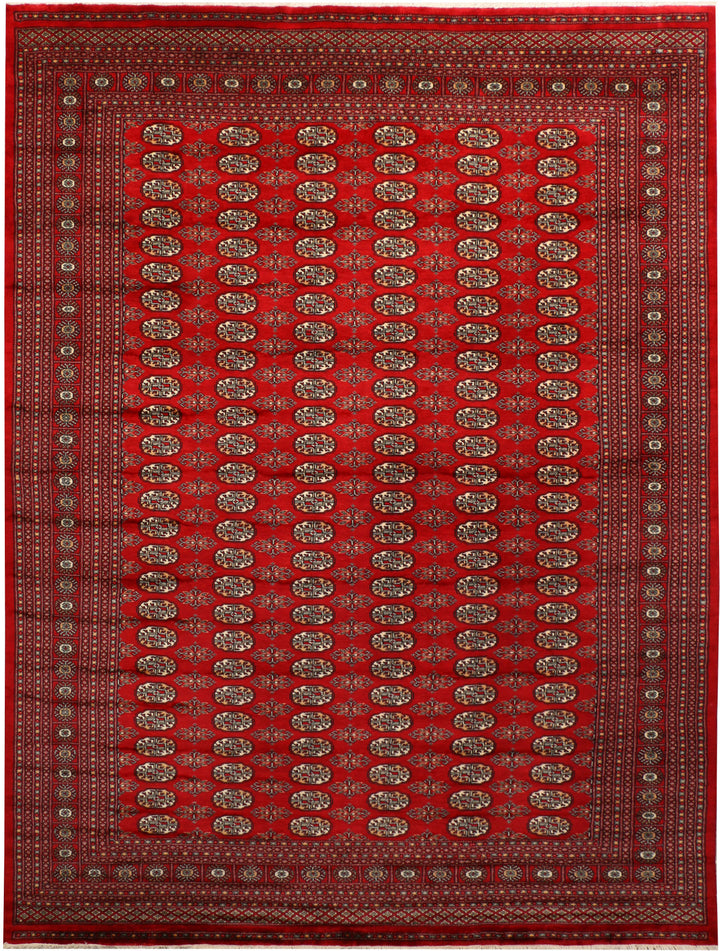 Firebrick Bokhara 9' 2 x 12' 2 - No. 37244 - ALRUG Rug Store