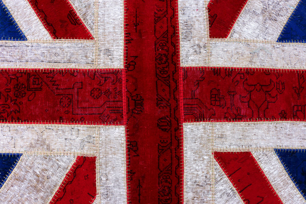 Multi Colored Patchwork 6' 11 x 9' 2 - No. 37469 - ALRUG Rug Store