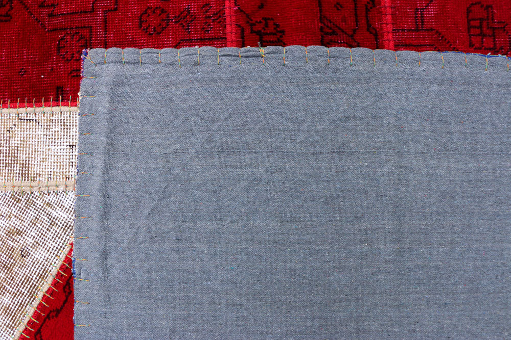 Multi Colored Patchwork 6' 11 x 9' 2 - No. 37469 - ALRUG Rug Store