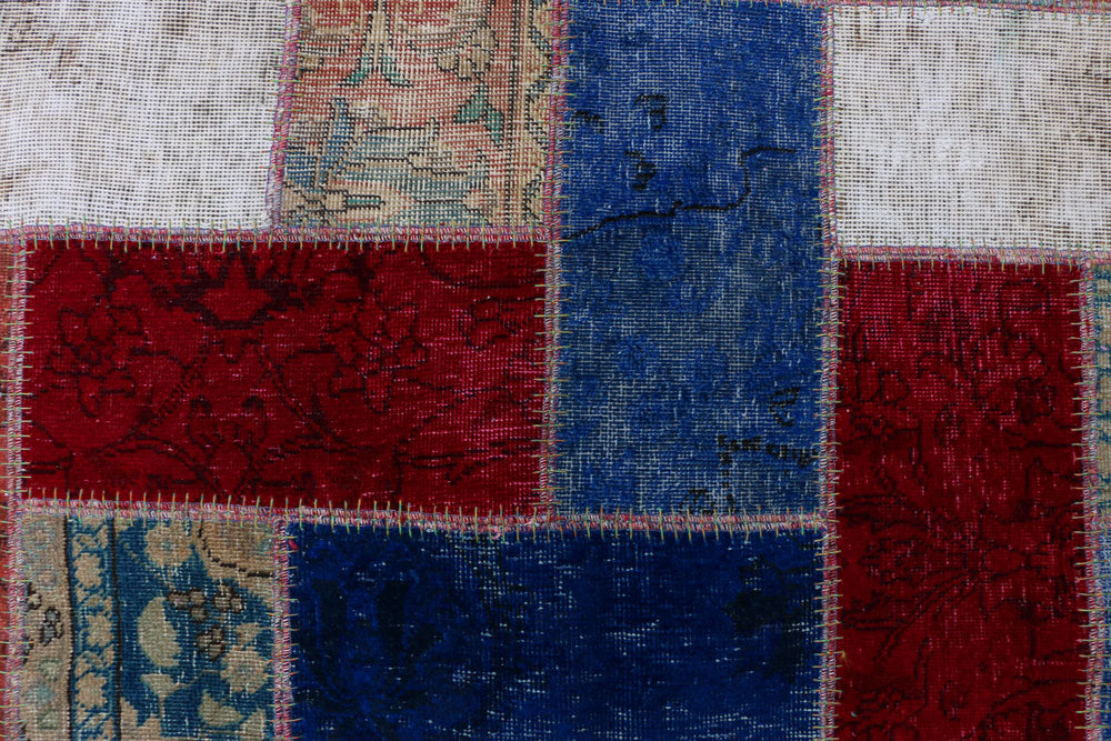 Multi Colored Patchwork 6' 8 x 9' 5 - No. 37473 - ALRUG Rug Store