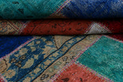 Multi Colored Patchwork 6' 8 x 9' 5 - No. 37473 - ALRUG Rug Store