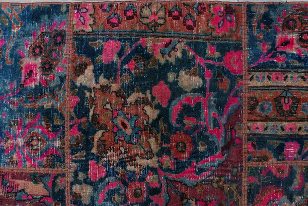 Multi Colored Patchwork 6' 11 x 9' 11 - No. 37481 - ALRUG Rug Store