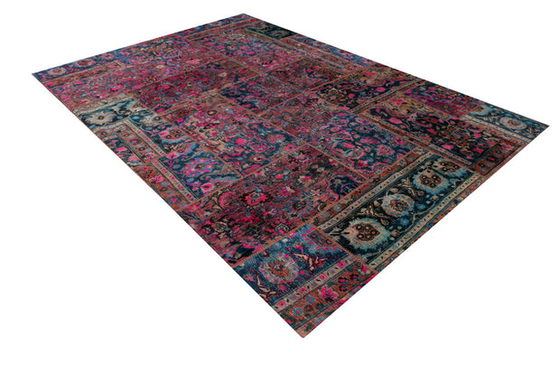 Multi Colored Patchwork 6' 11 x 9' 11 - No. 37481 - ALRUG Rug Store