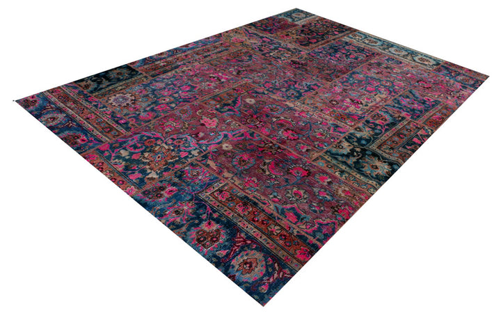 Multi Colored Patchwork 6' 11 x 9' 11 - No. 37481 - ALRUG Rug Store