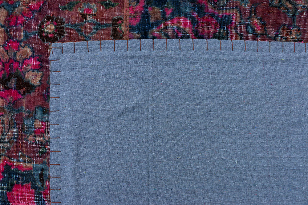 Multi Colored Patchwork 6' 11 x 9' 11 - No. 37481 - ALRUG Rug Store