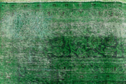 Green Overdyed 9' 5 x 12' 3 - No. 37492 - ALRUG Rug Store