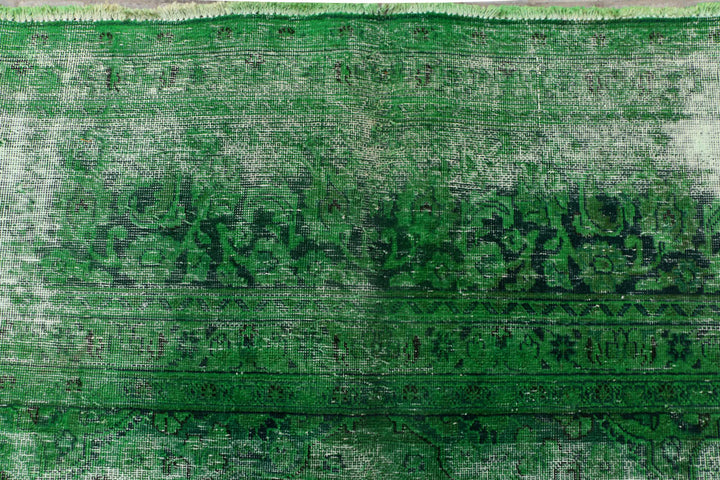 Green Overdyed 9' 5 x 12' 3 - No. 37492 - ALRUG Rug Store