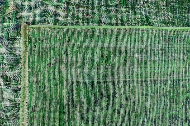 Green Overdyed 9' 5 x 12' 3 - No. 37492 - ALRUG Rug Store