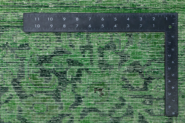 Green Overdyed 9' 5 x 12' 3 - No. 37492 - ALRUG Rug Store