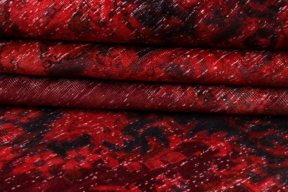 Maroon Overdyed 9' 5 x 12' 11 - No. 37498 - ALRUG Rug Store