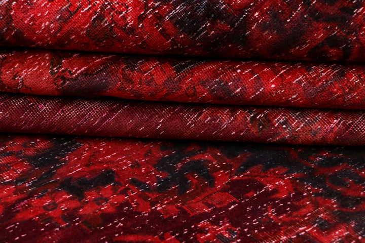 Maroon Overdyed 9' 5 x 12' 11 - No. 37498 - ALRUG Rug Store
