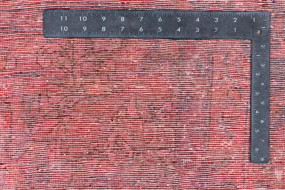 Maroon Overdyed 9' 5 x 12' 11 - No. 37498 - ALRUG Rug Store