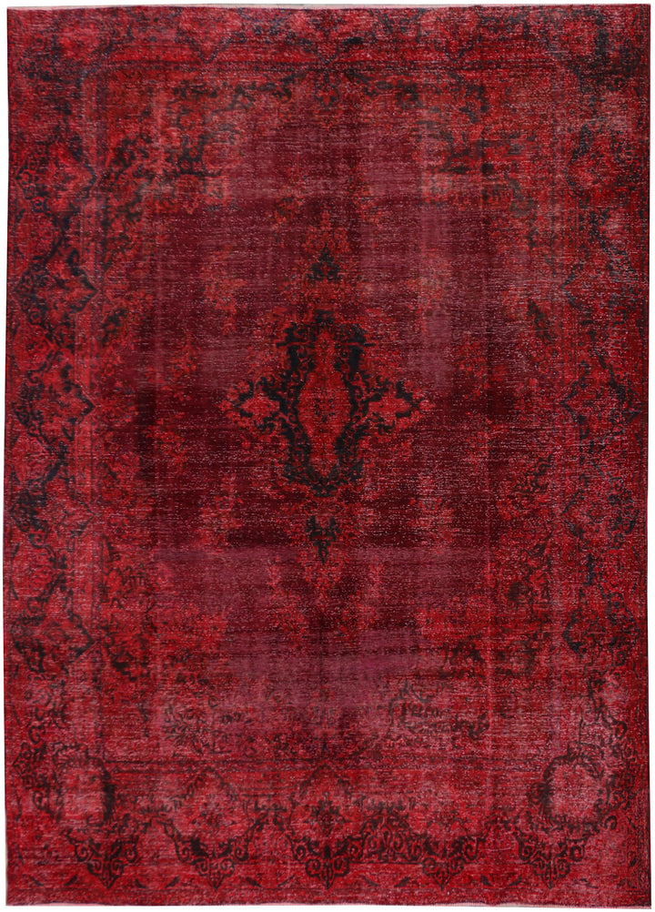 Maroon Overdyed 9' 5 x 12' 11 - No. 37498 - ALRUG Rug Store