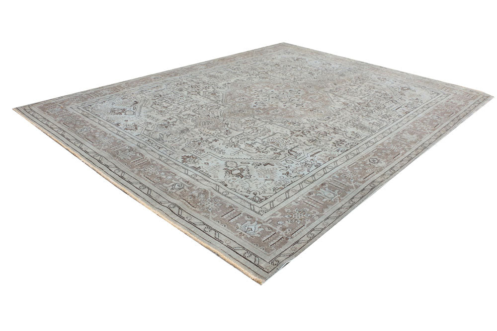 Dark Grey Vintage 9' 7 x 12' 9 - No. 37505 - ALRUG Rug Store