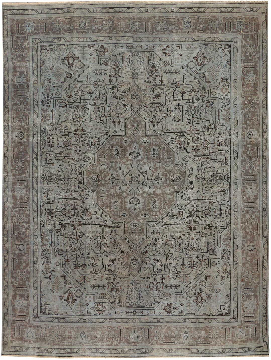 Dark Grey Vintage 9' 7 x 12' 9 - No. 37505 - ALRUG Rug Store