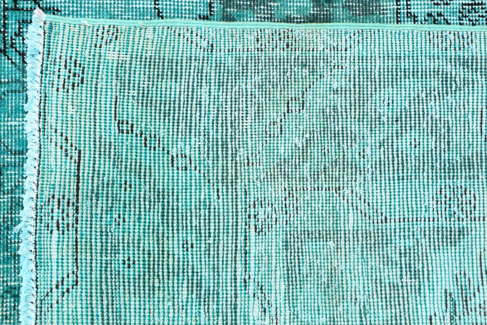 Light Sea Green Overdyed 6' 2 x 9' 2 - No. 37507 - ALRUG Rug Store