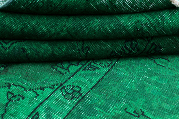 Forestgreen Overdyed 6' 4 x 9' 10 - No. 37509 - ALRUG Rug Store