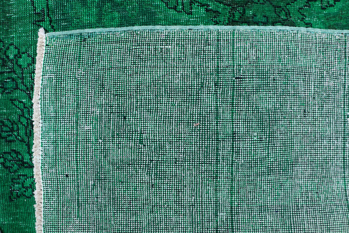 Forestgreen Overdyed 6' 4 x 9' 10 - No. 37509 - ALRUG Rug Store