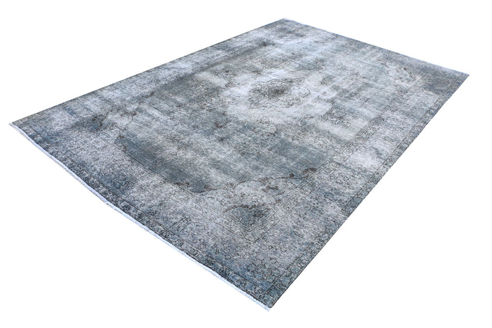 Grey Overdyed 6' 6 x 9' 4 - No. 37510 - ALRUG Rug Store