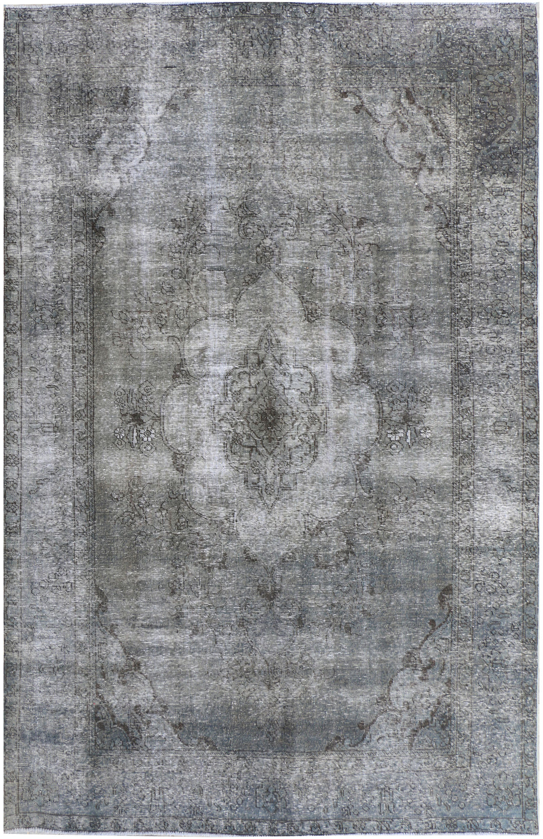 Grey Overdyed 6' 6 x 9' 4 - No. 37510 - ALRUG Rug Store