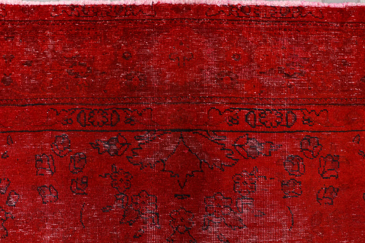 Maroon Overdyed 9' 3 x 12' 9 - No. 37515 - ALRUG Rug Store