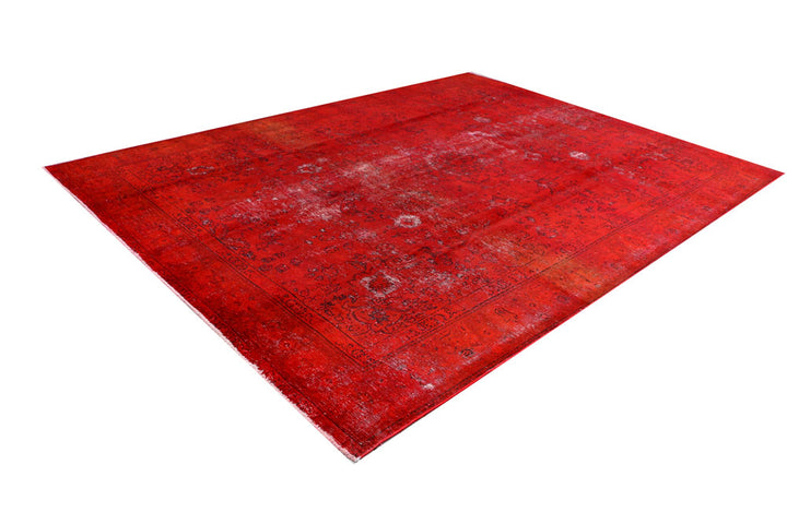Maroon Overdyed 9' 3 x 12' 9 - No. 37515 - ALRUG Rug Store