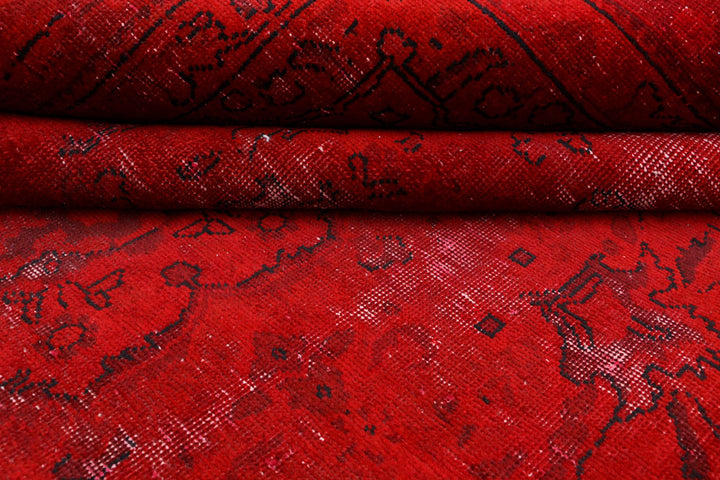 Maroon Overdyed 9' 3 x 12' 9 - No. 37515 - ALRUG Rug Store