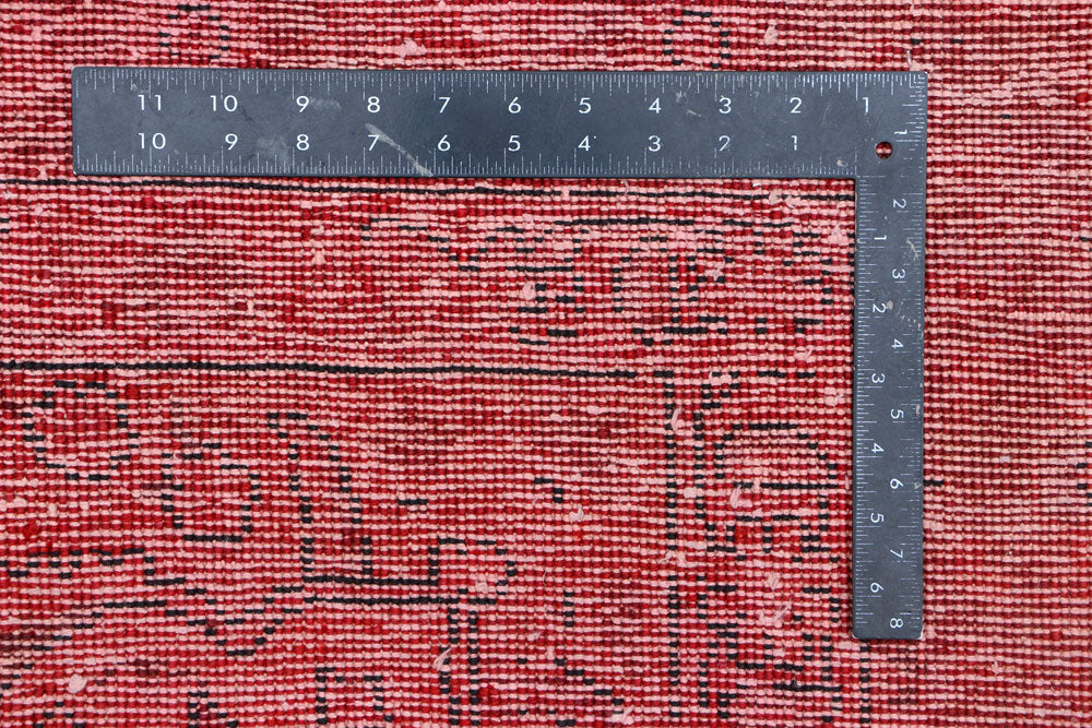 Maroon Overdyed 9' 3 x 12' 9 - No. 37515 - ALRUG Rug Store