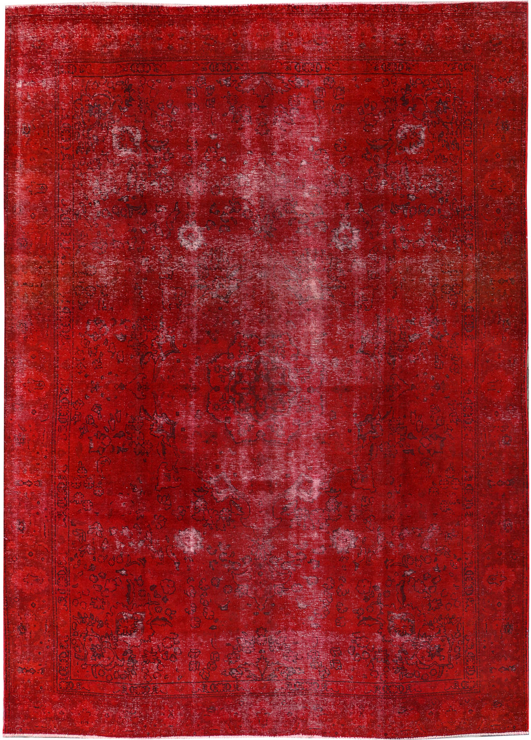 Maroon Overdyed 9' 3 x 12' 9 - No. 37515 - ALRUG Rug Store