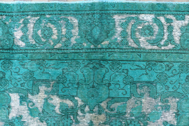 Darkcyan Overdyed 9' 5 x 12' 1 - No. 37516 - ALRUG Rug Store