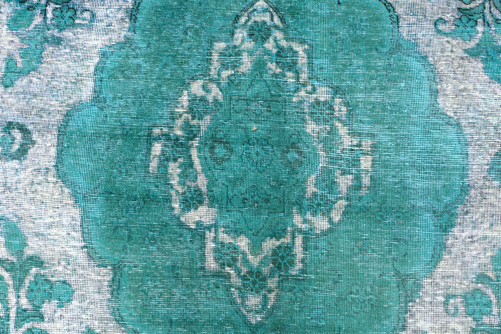 Darkcyan Overdyed 9' 5 x 12' 1 - No. 37516 - ALRUG Rug Store