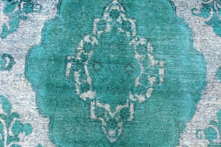 Darkcyan Overdyed 9' 5 x 12' 1 - No. 37516 - ALRUG Rug Store