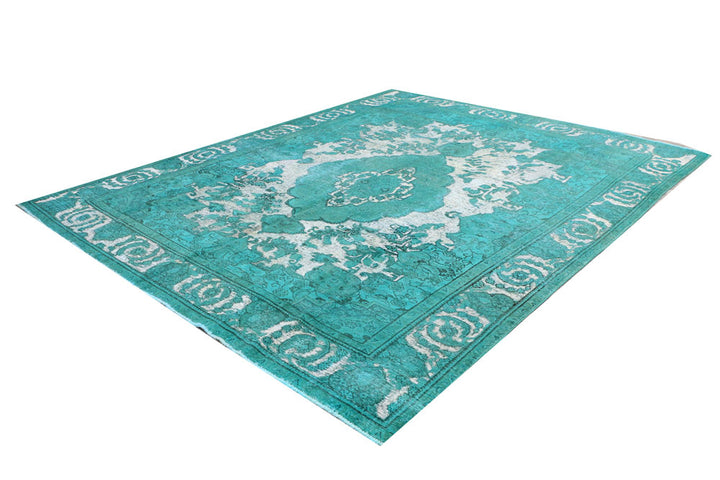 Darkcyan Overdyed 9' 5 x 12' 1 - No. 37516 - ALRUG Rug Store