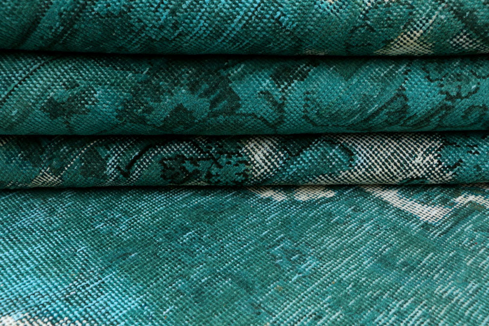 Darkcyan Overdyed 9' 5 x 12' 1 - No. 37516 - ALRUG Rug Store