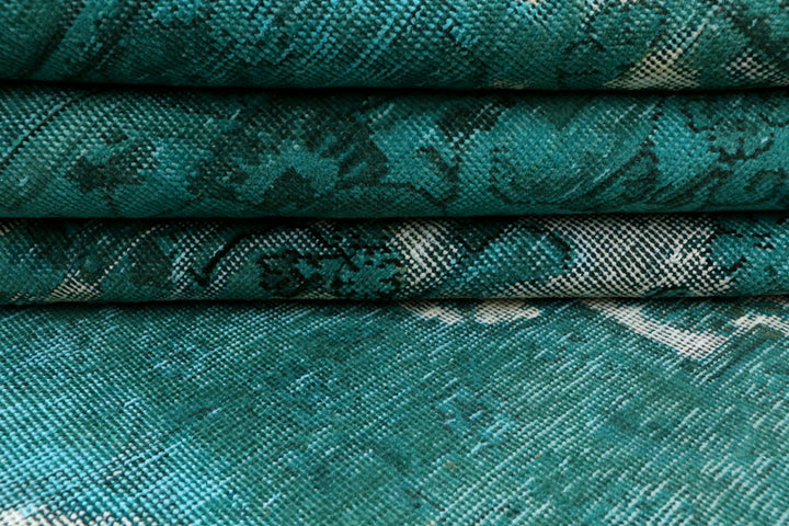 Darkcyan Overdyed 9' 5 x 12' 1 - No. 37516 - ALRUG Rug Store