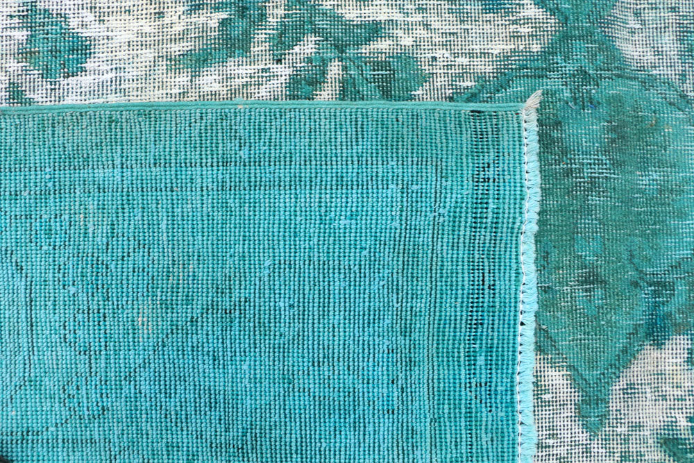 Darkcyan Overdyed 9' 5 x 12' 1 - No. 37516 - ALRUG Rug Store