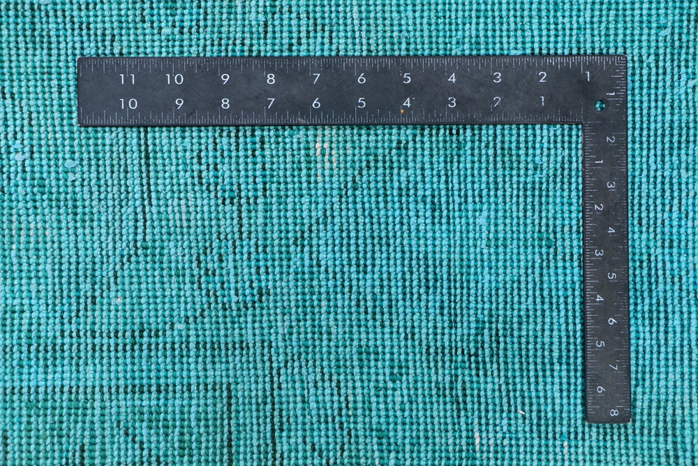 Darkcyan Overdyed 9' 5 x 12' 1 - No. 37516 - ALRUG Rug Store