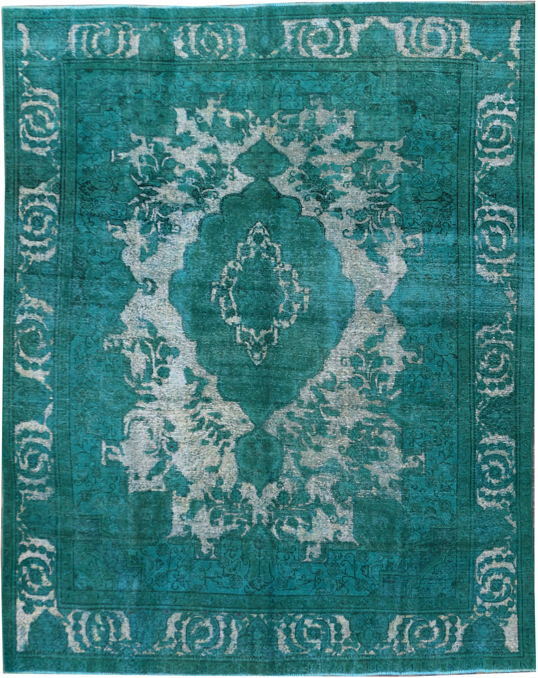 Darkcyan Overdyed 9' 5 x 12' 1 - No. 37516 - ALRUG Rug Store