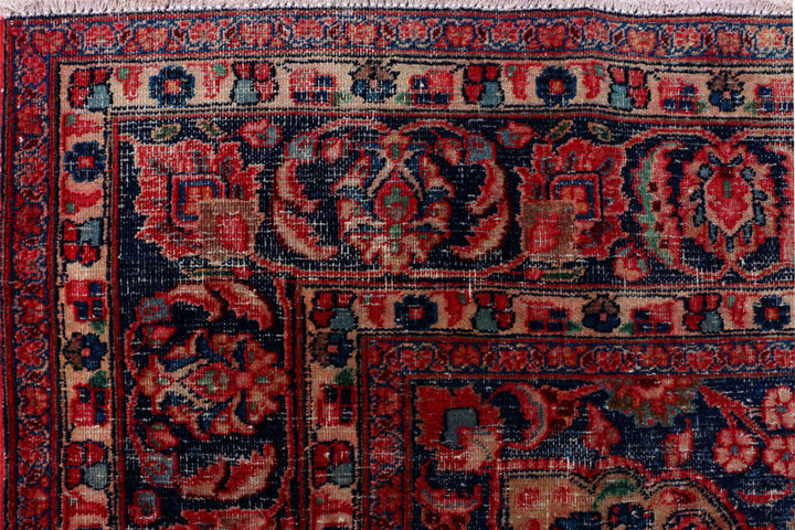 Firebrick Vintage 6' 8 x 9' 9 - No. 37529 - ALRUG Rug Store