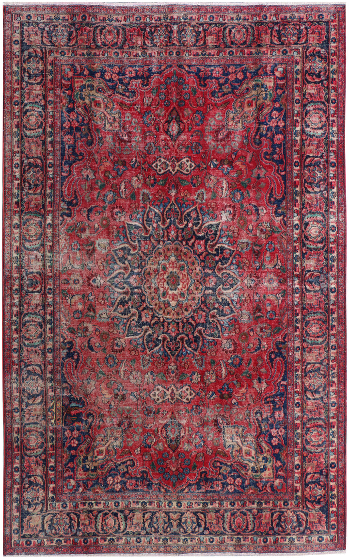 Firebrick Vintage 6' 8 x 9' 9 - No. 37529 - ALRUG Rug Store