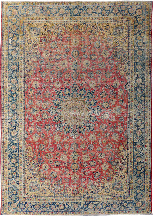 Indian Red Vintage 10' 11 x 15' 1 - No. 37532 - ALRUG Rug Store