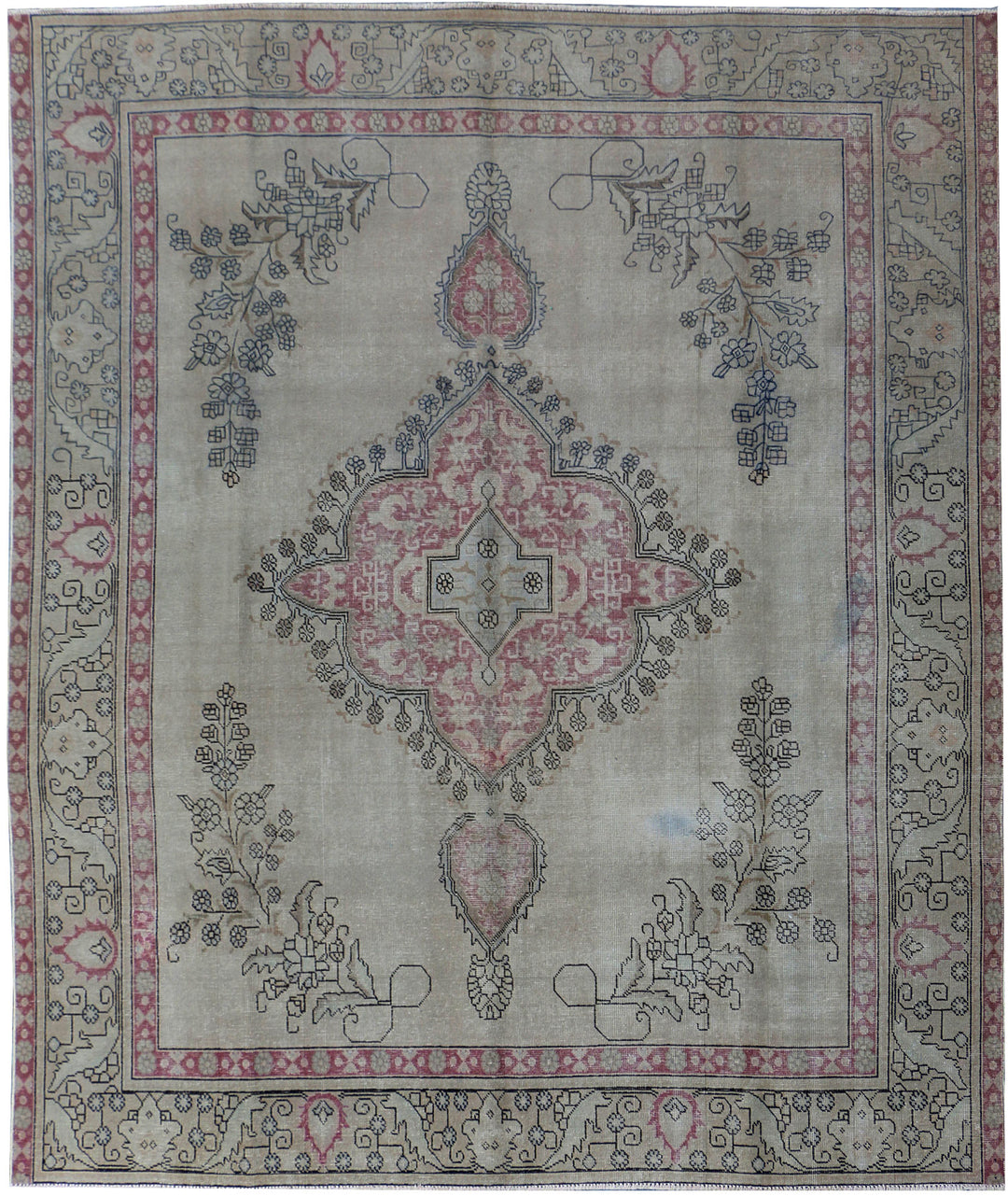 Silver Vintage 9' 4 x 11' 9 - No. 37536 - ALRUG Rug Store