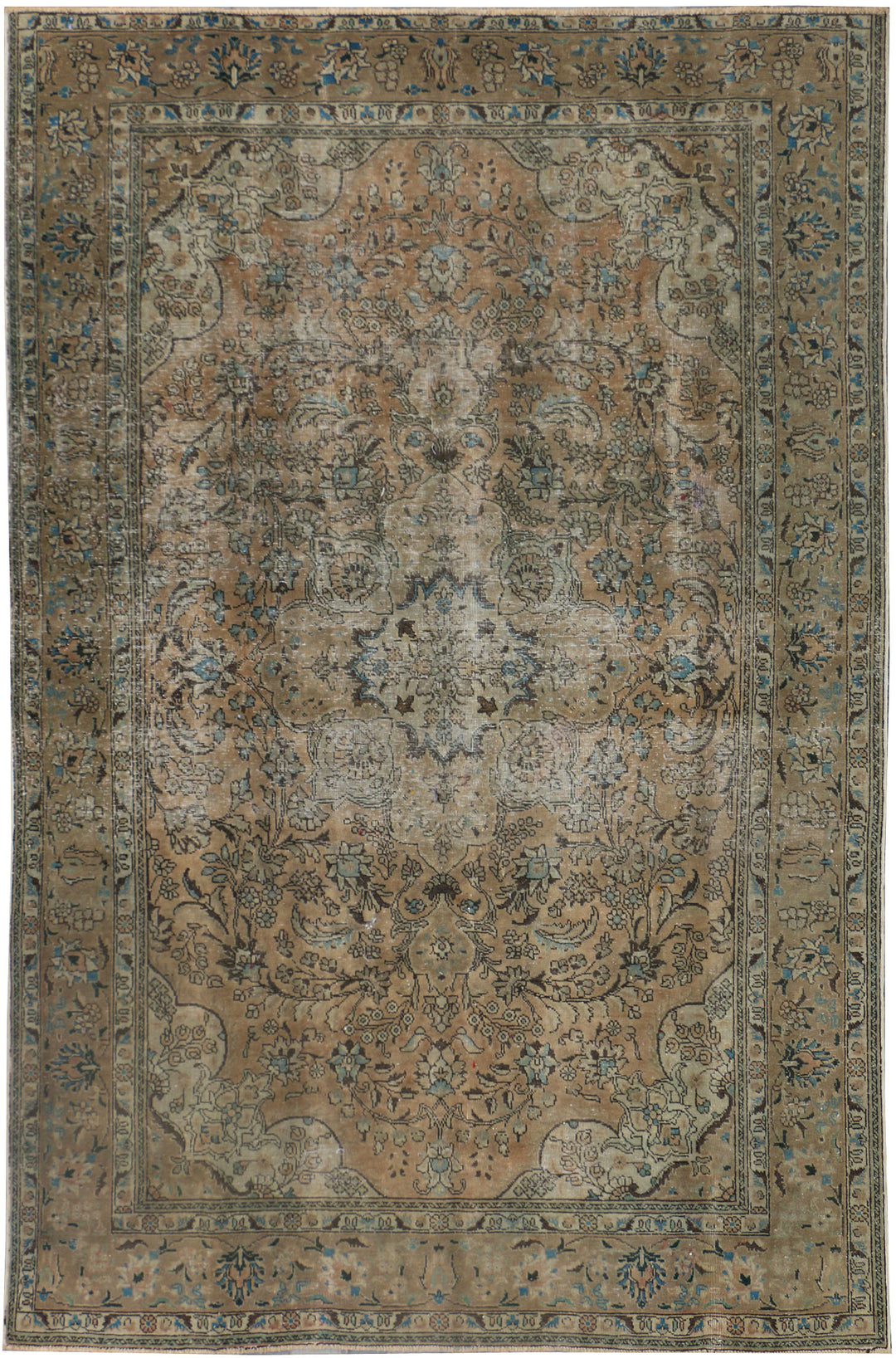 Tan Vintage 6' 4 x 9' 11 - No. 37541 - ALRUG Rug Store