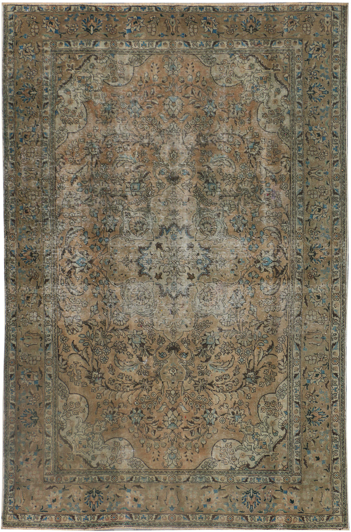 Tan Vintage 6' 4 x 9' 11 - No. 37541 - ALRUG Rug Store