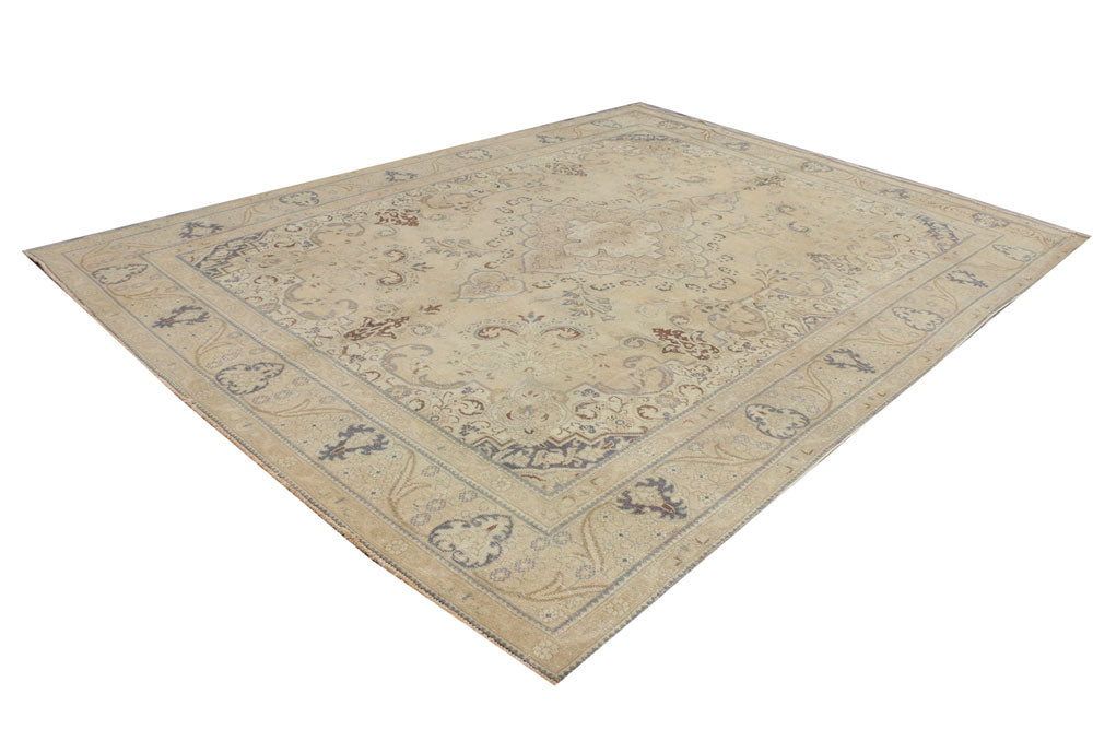 Wheat Vintage 9' 1 x 12' 8 - No. 37551 - ALRUG Rug Store