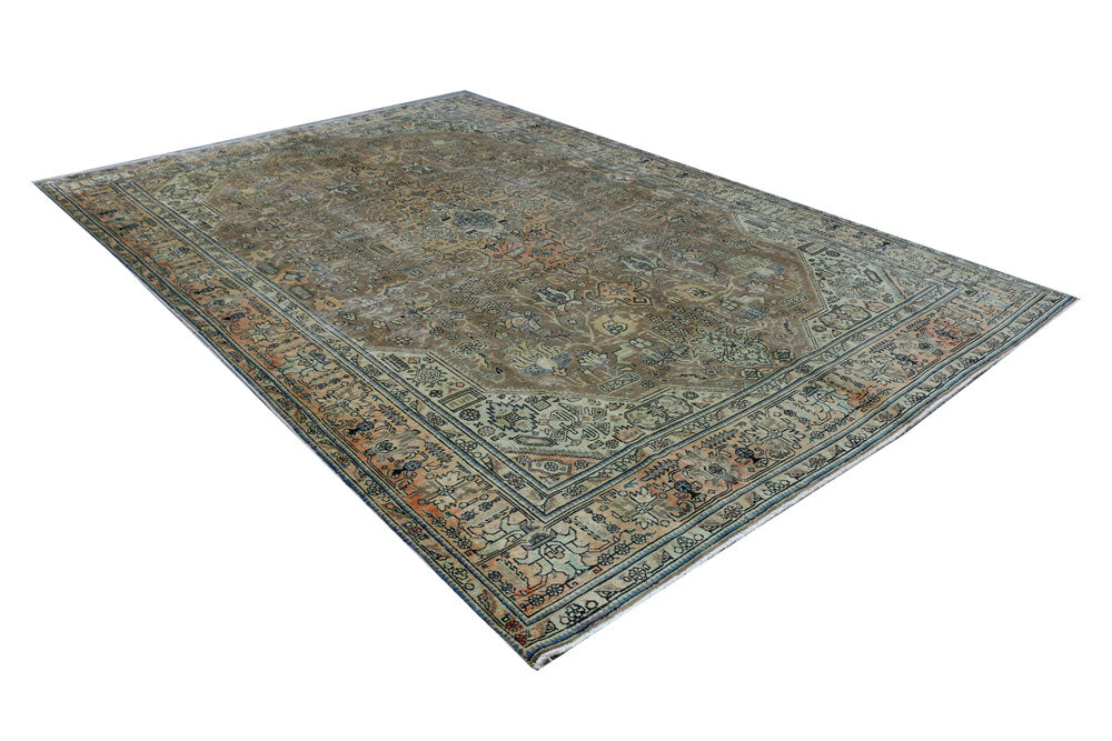Dark Grey Vintage 7' 11 x 11' 7 - No. 37553 - ALRUG Rug Store